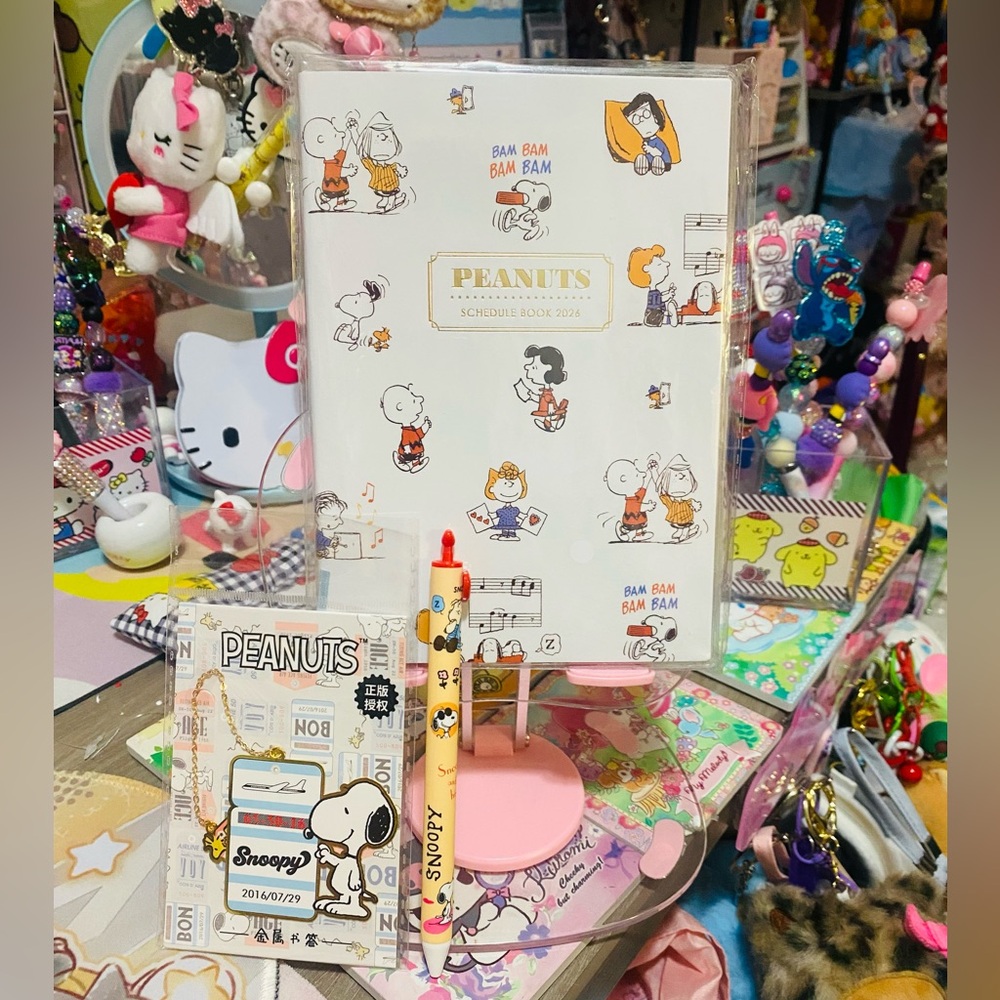 Peanuts 2026 planner bundle